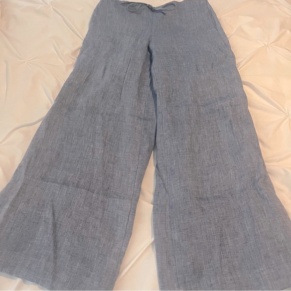Theory Relaxed Pull-on Blue Pant M - Picture 3 of 11